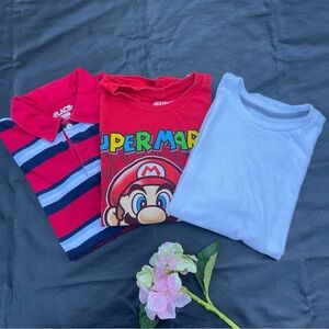 Bundle kids short sleeve T-Shirt Size 10-12 Multiple-Color 3 Piece